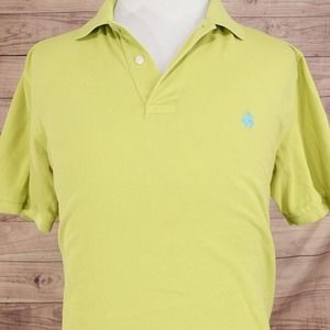 BROOKS BROTHERS ORIGINAL FIT GREEN PERFORMANCE POLO SHIRT MENS SIZE L LARGE